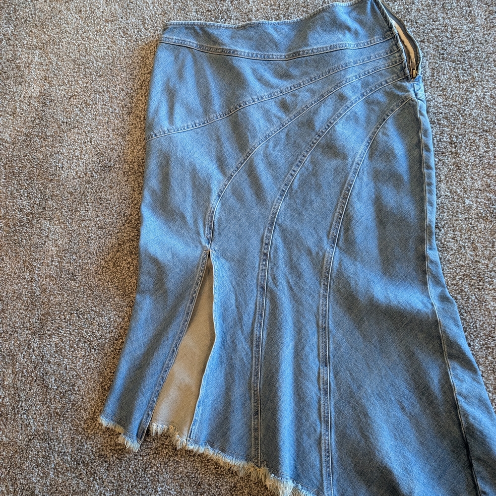 Denim Blue Women's Skirt